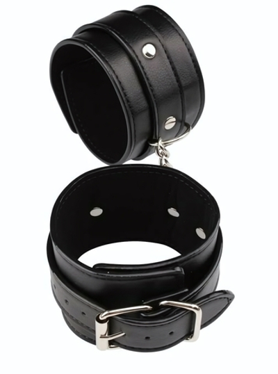 Черные оковы Classic Ankle Cuffs (Цвет: черный)
