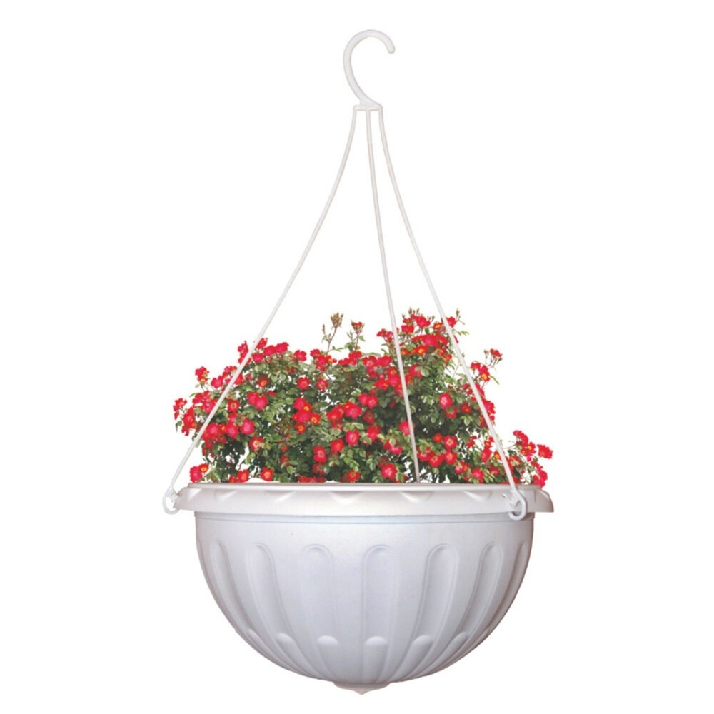 Горшок-кашпо Джулия 3,5л подвесной, белый