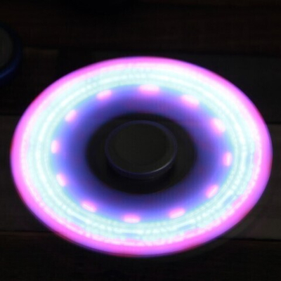 Спиннер антистресс подстветкой LED, 009964 Черный