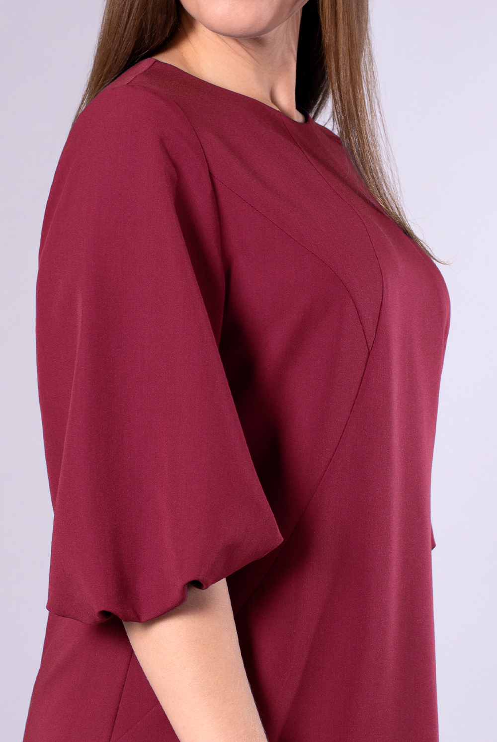 Платье женское 2776ЛП, вишневый #175Виш052776ЛП