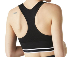 ТОП теннисный Lacoste SPORT Women's Racer Back Sports Bra - черный