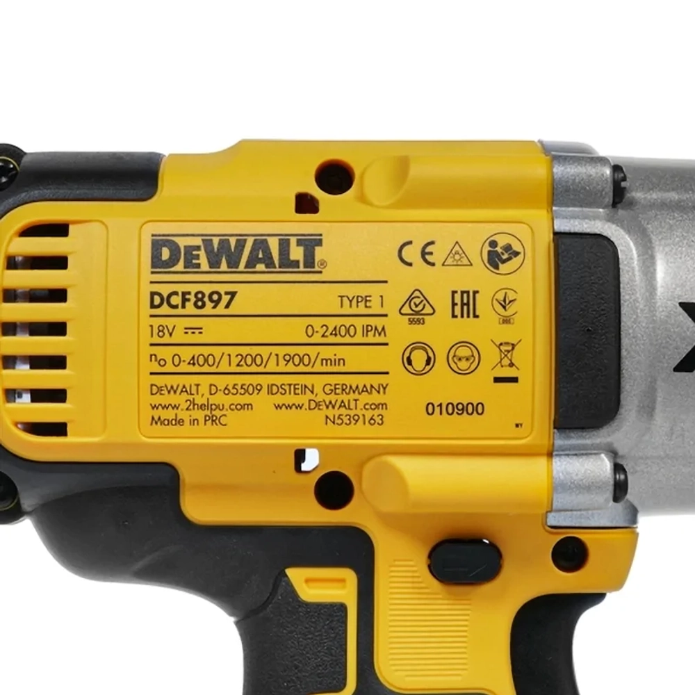 DeWalt DCF897N аккумуляторный гайковерт (без АКБ и ЗУ)