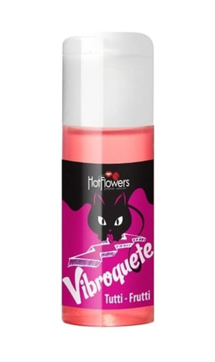 HotFlowers VIBROQUET - Жидкий вибратор со вкусом тутти-фрутти.