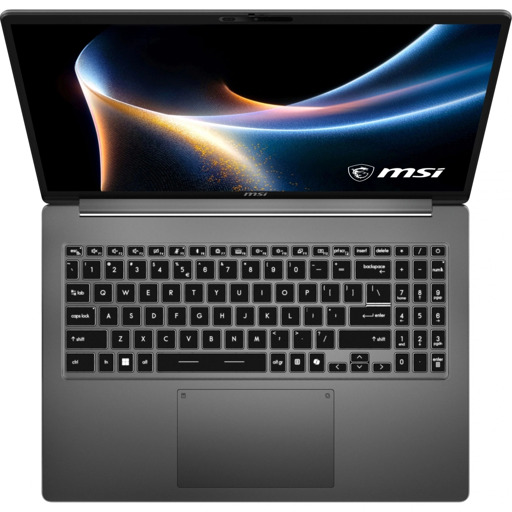 Ноутбук MSI Modern 16S AI+ G3MG-012XRU Core Ultra 7 355 16Gb SSD512Gb Intel Graphics 16" OLED FHD+ (1920x1200) FreeDOS grey WiFi BT Cam (9S7-26U211-012)