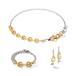 Серьги Coeur de Lion Bicolour 4521/21-1637