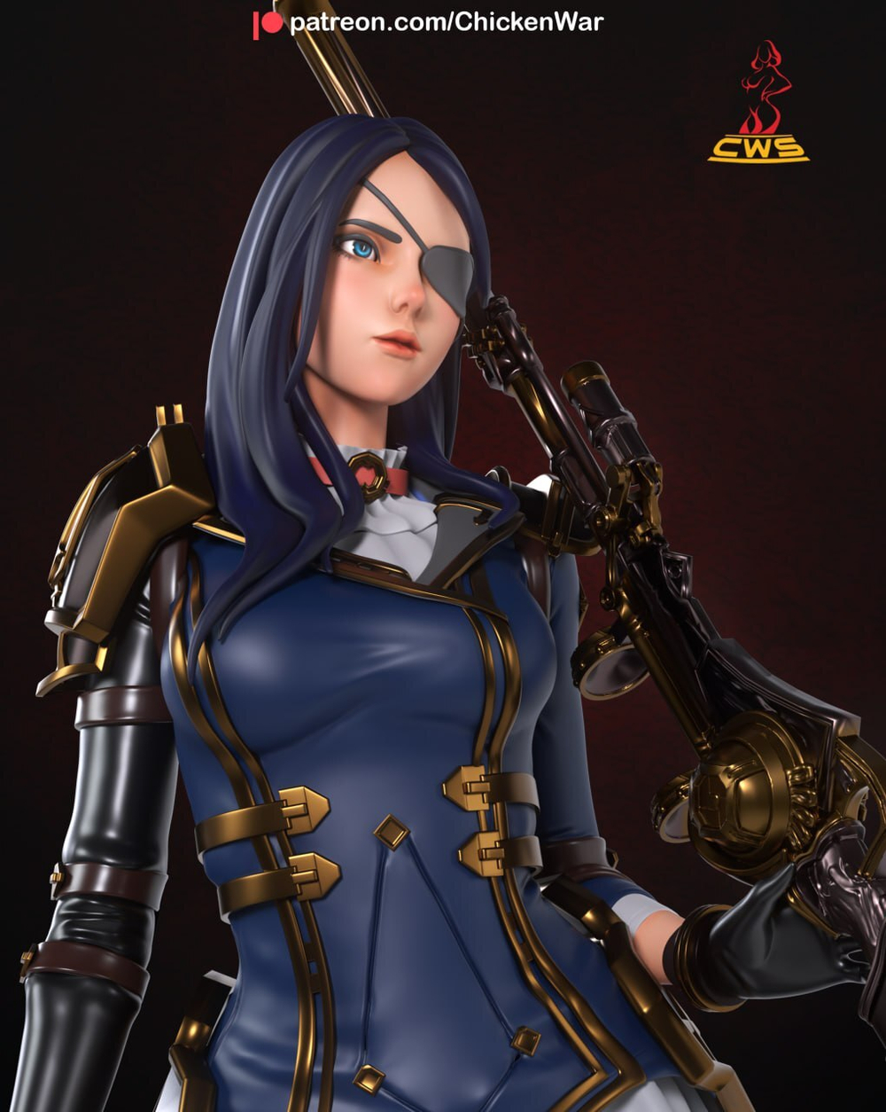 Кейтлин Аркейн Лига легенд Фигурка