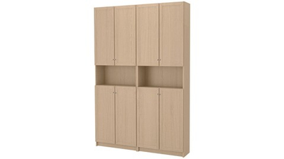 Стеллаж Билли 16 Дуб Сонома светлый 3025 160*30*237 см, Бежевый   Фиеста