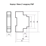 Реле времени PCG-417  2х8А 230В 2НО IP20 "звезда-треугольник" для пуска электродвигателей