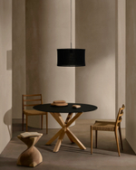 Analy Стул из массива дуба с натуральной отделкой и сиденьем из 100% веревки