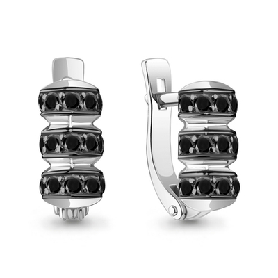 942875Ч Серьги из Золота с бриллиантами