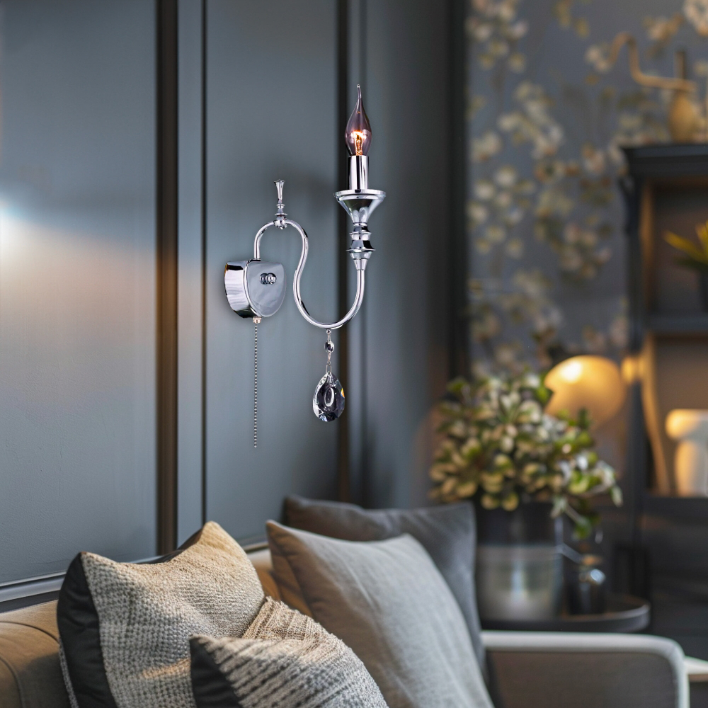 Citilux Рига CL437311 Бра с выключателем Хром