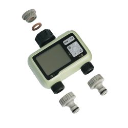 UST-W42 IP65 OLIVE Таймер для автоматического полива. 2 канала. Корпус оливковый. ТМ Uniel