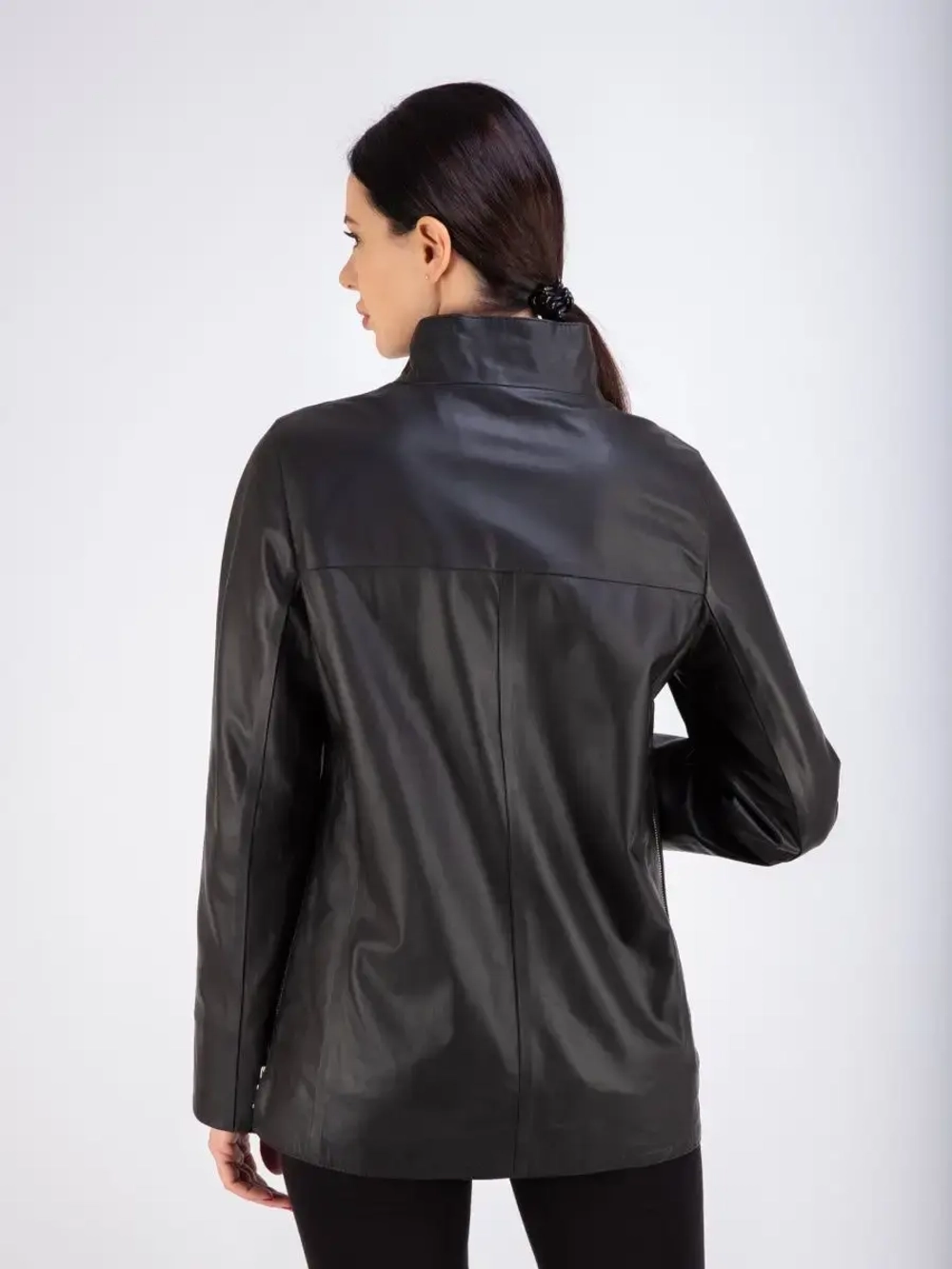 Кожаная куртка демисезонная косуха