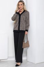 Костюм "Мгновение весны" (бежево-черный) К8474 LT Collection (Акция)