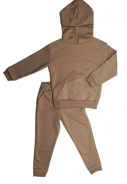 Спортивный костюм 0313/15 коричневый, без начеса