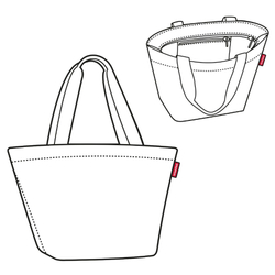 Сумка shopper m dark blue