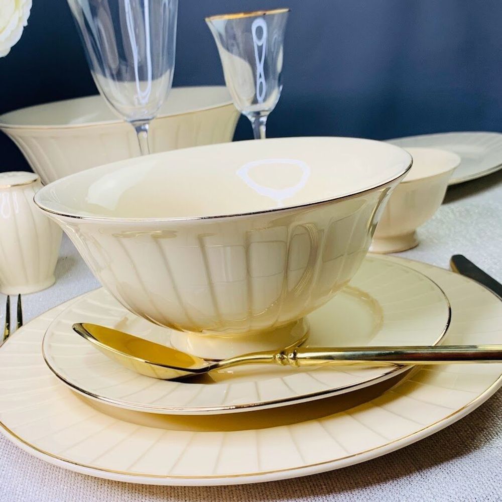 Lenardi 205-155 Обеденный сервиз 88пр. MARZIPAN в под.уп.(х0,5)Фарфор