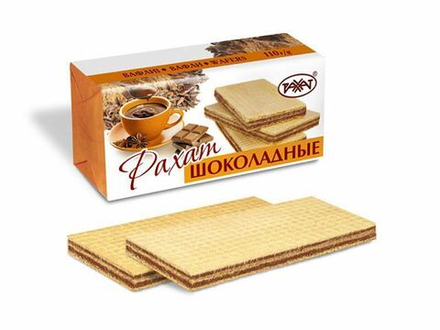 Вафли Рахат шоколадные пп/пчк 110 гр