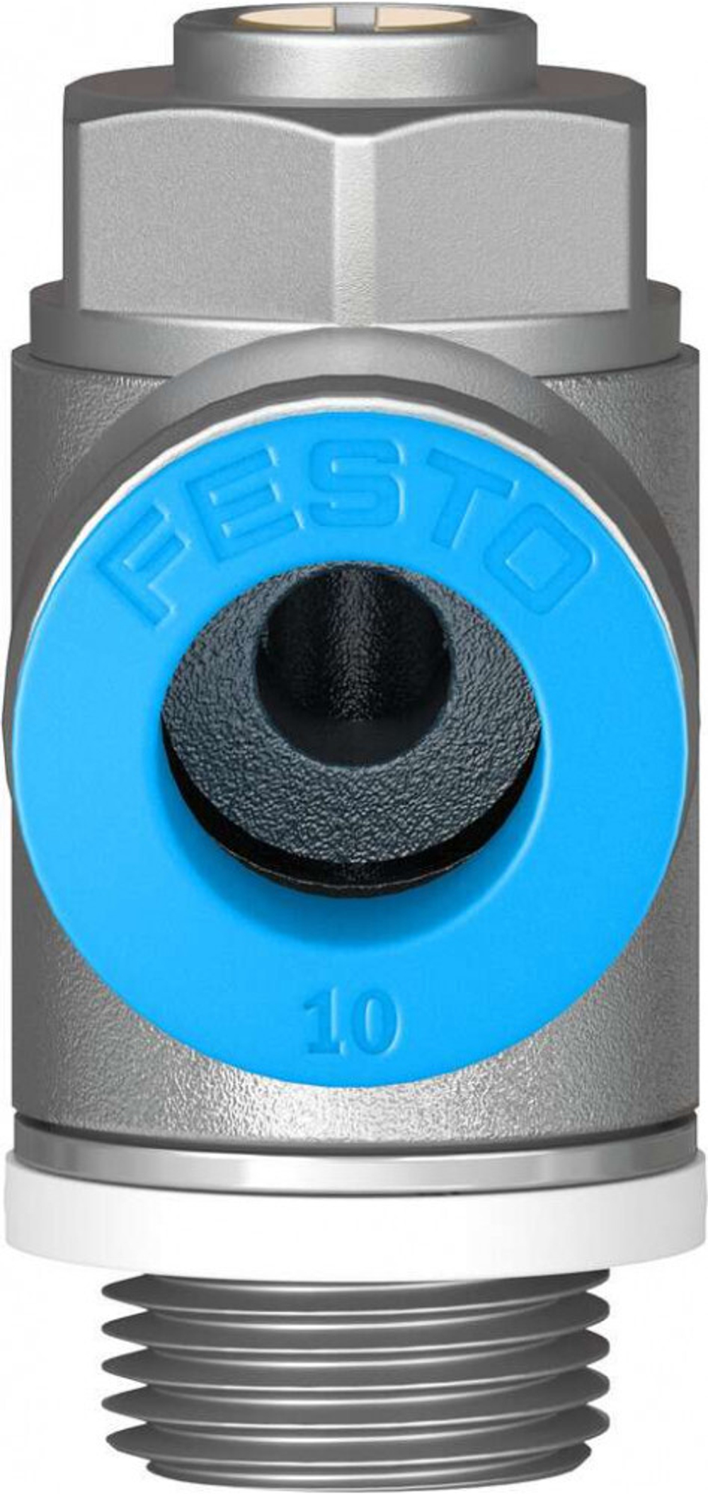 Дроссель с обратным клапаном Festo GRLA-1/4-QS-10-D