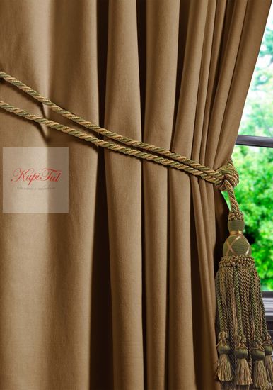 Палермо (кофе с молоком). Плотные шторы канвас.