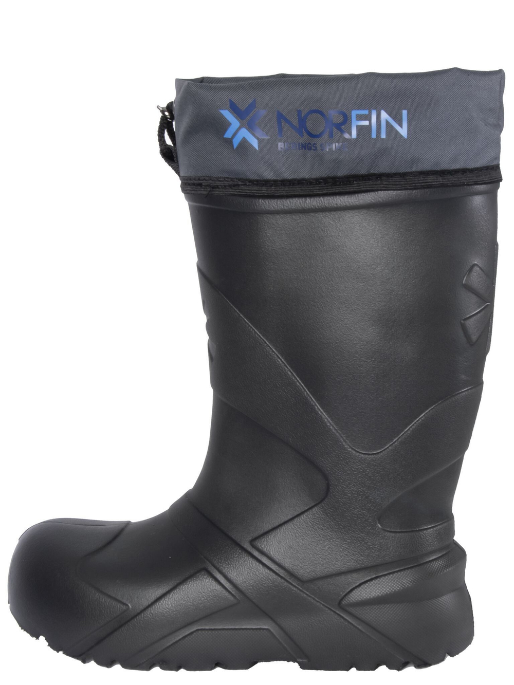 Сапоги зимние мужские Norfin BERINGS SPIKE с манжетой и шипами антрацит -45С EVA р.38-39