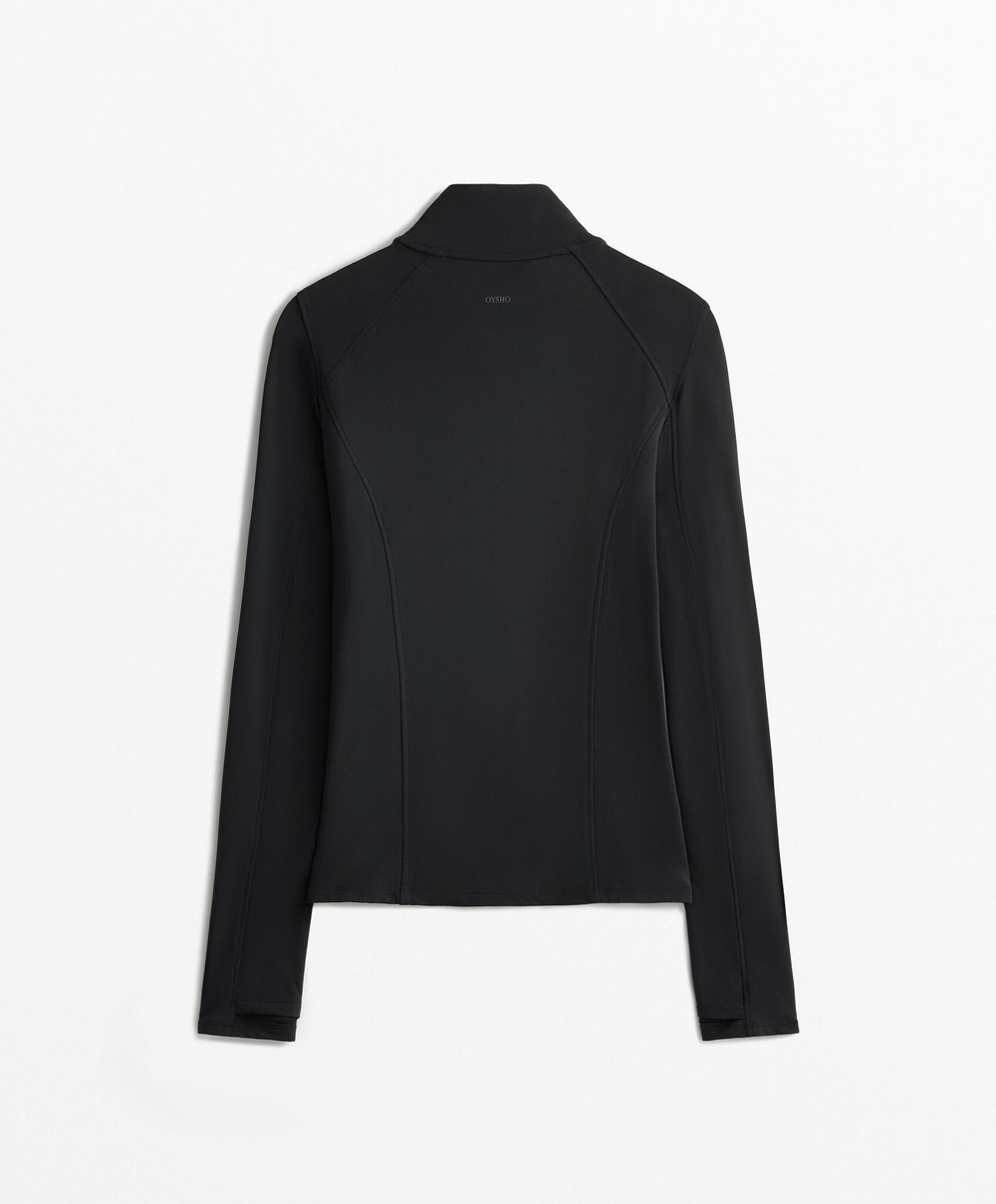 Oysho Легкая и теплая высокотехнологичная куртка, черный