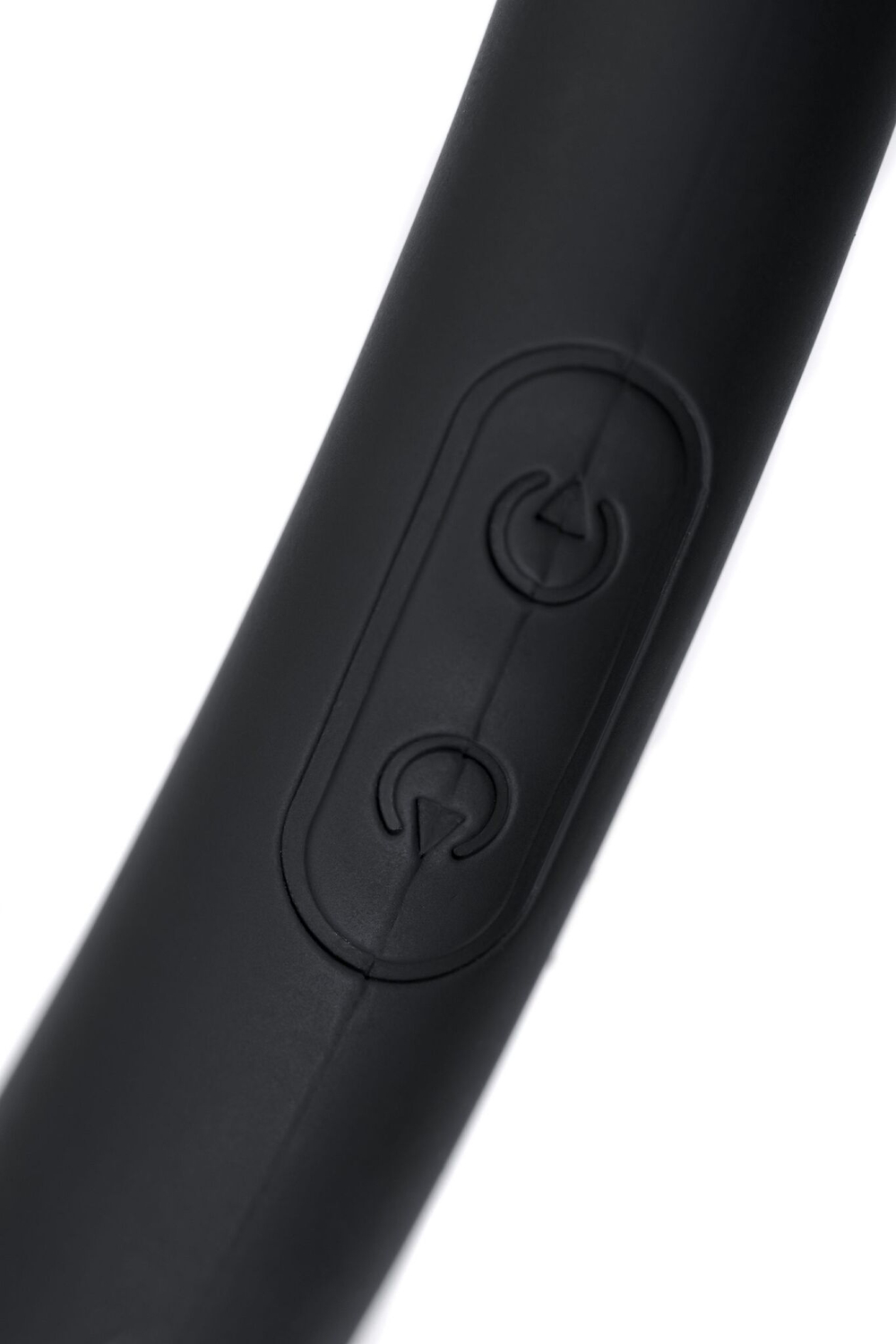 Черный двусторонний вибратор - 35 см. (Цвет: черный)