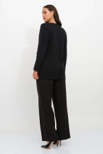 Жакет Д 2649/сине-терракотовый