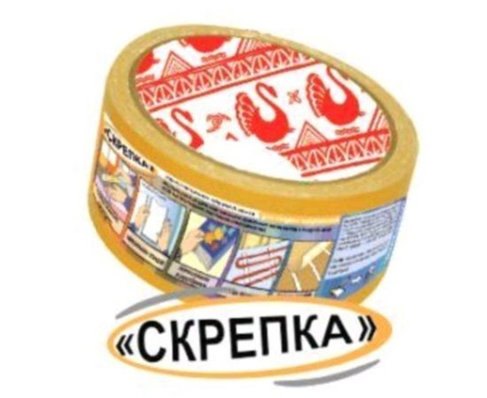 KROLL Клейкая лента канцелярская 38 мм x 5 м, 1 шт.