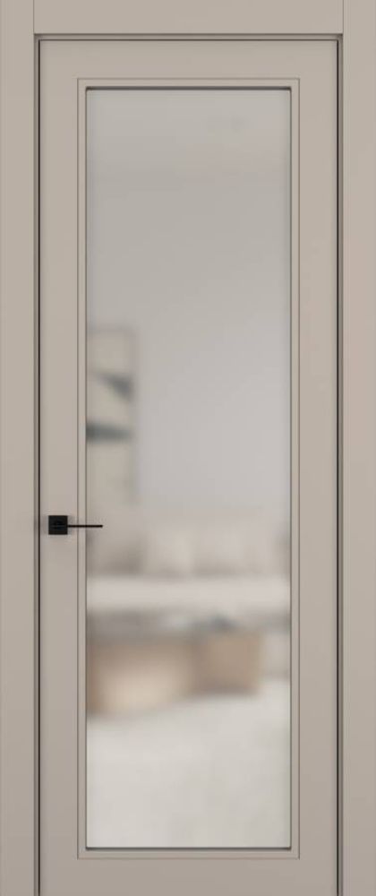 Дверь 01V GEOMETRY Матовый Латте