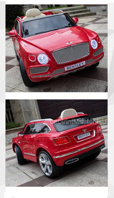 Детский электромобиль "Bentley" JJ2158 12V, красный