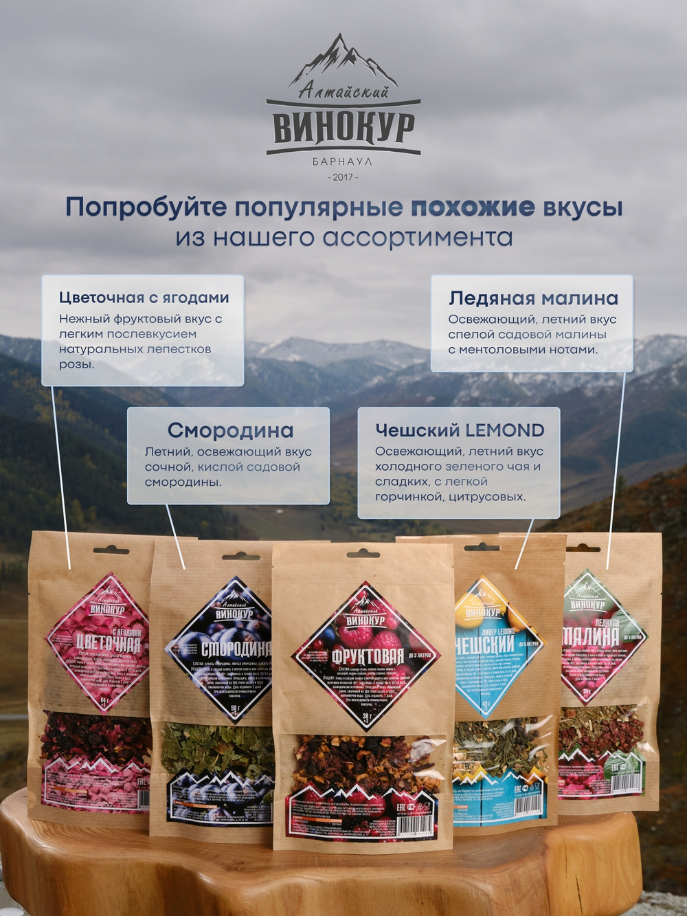 "Фруктовая настойка", набор для настойки