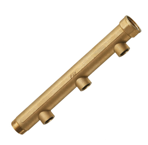 Коллектор 1 1/2", НР-ВР, 3 отвода 1", ВР, межосевое 100 мм FAR