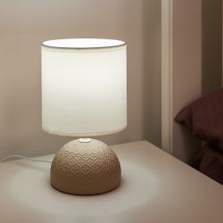 UML-B302 E14 BROWN Светильник настольный декоративный под лампу Е14. 40W. Механический выключатель. Коричневый. ТМ Uniel