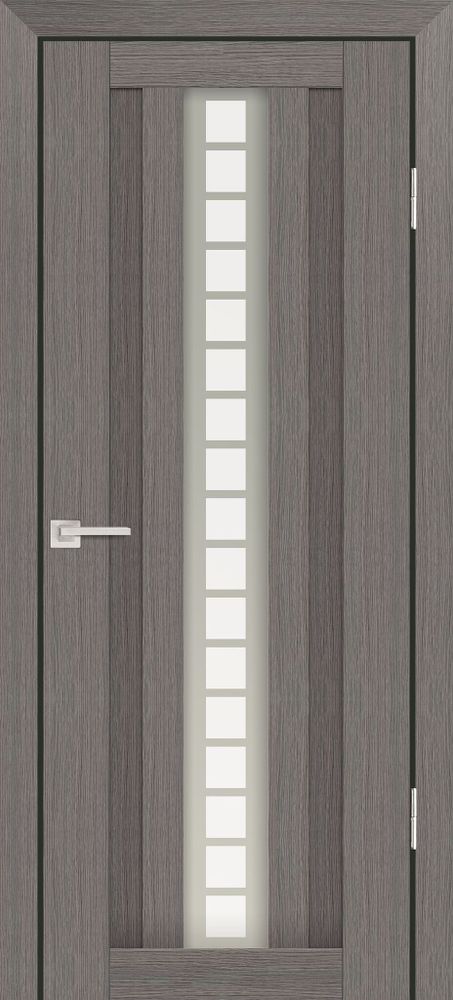 Дверь PS-16 / Цвет Грей Мелинга / белый сатинат / Двери PROFILO PORTE
