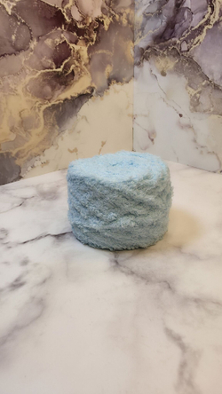 Софти пряжа Махровая 100%полиэстер 6х55г/60м Голубой