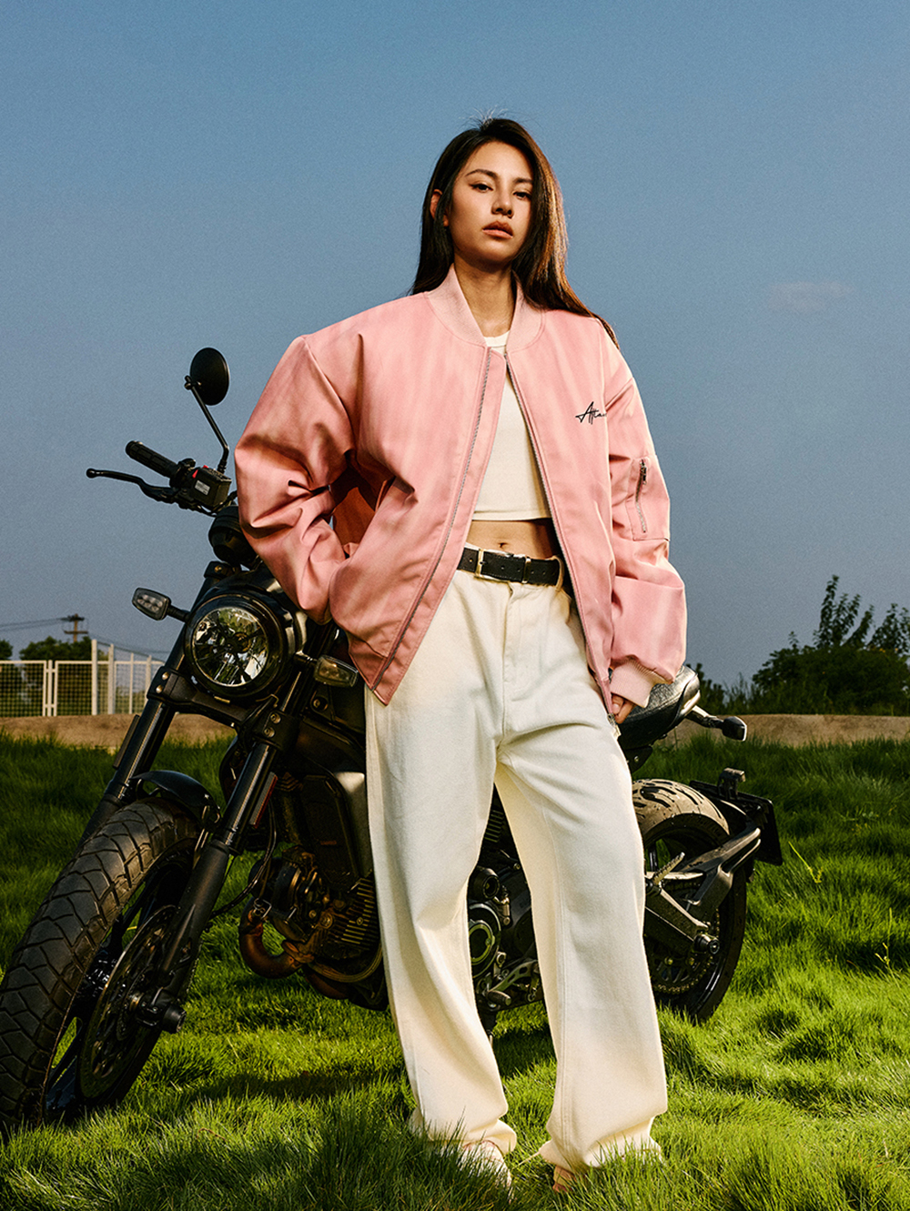 Бомбер HARSHandCRUEL "Color Diffusion" MA-1 Bomber Jacket