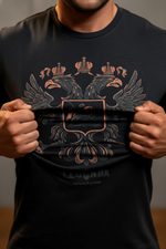 Футболка оверсайз LEGENDA Герб черная