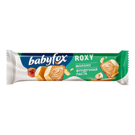 Батончик Babyfox Roxy молоко и фундучная паста 18.2 гр
