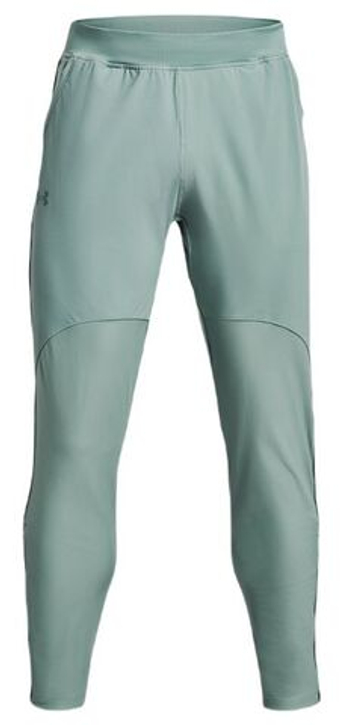 Мужские теннисные штаны Under Armour Men's Qualifier Run 2.0 Pants - зеленый