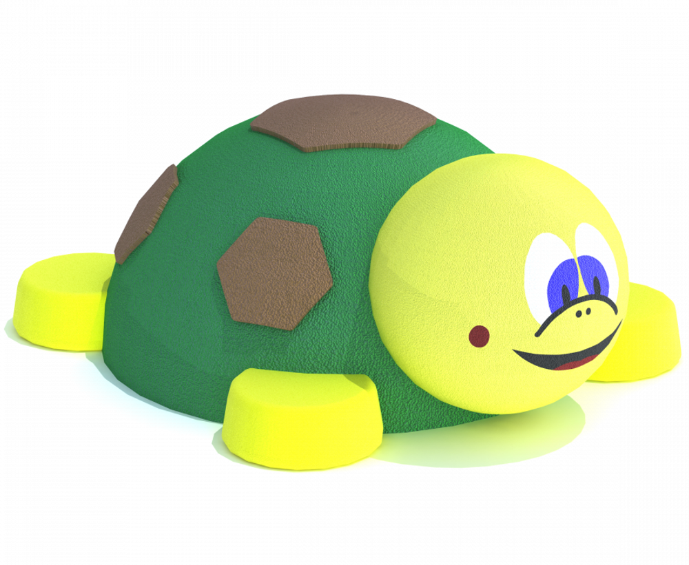 Резиновая фигура 3D Черепашка для детских площадок
