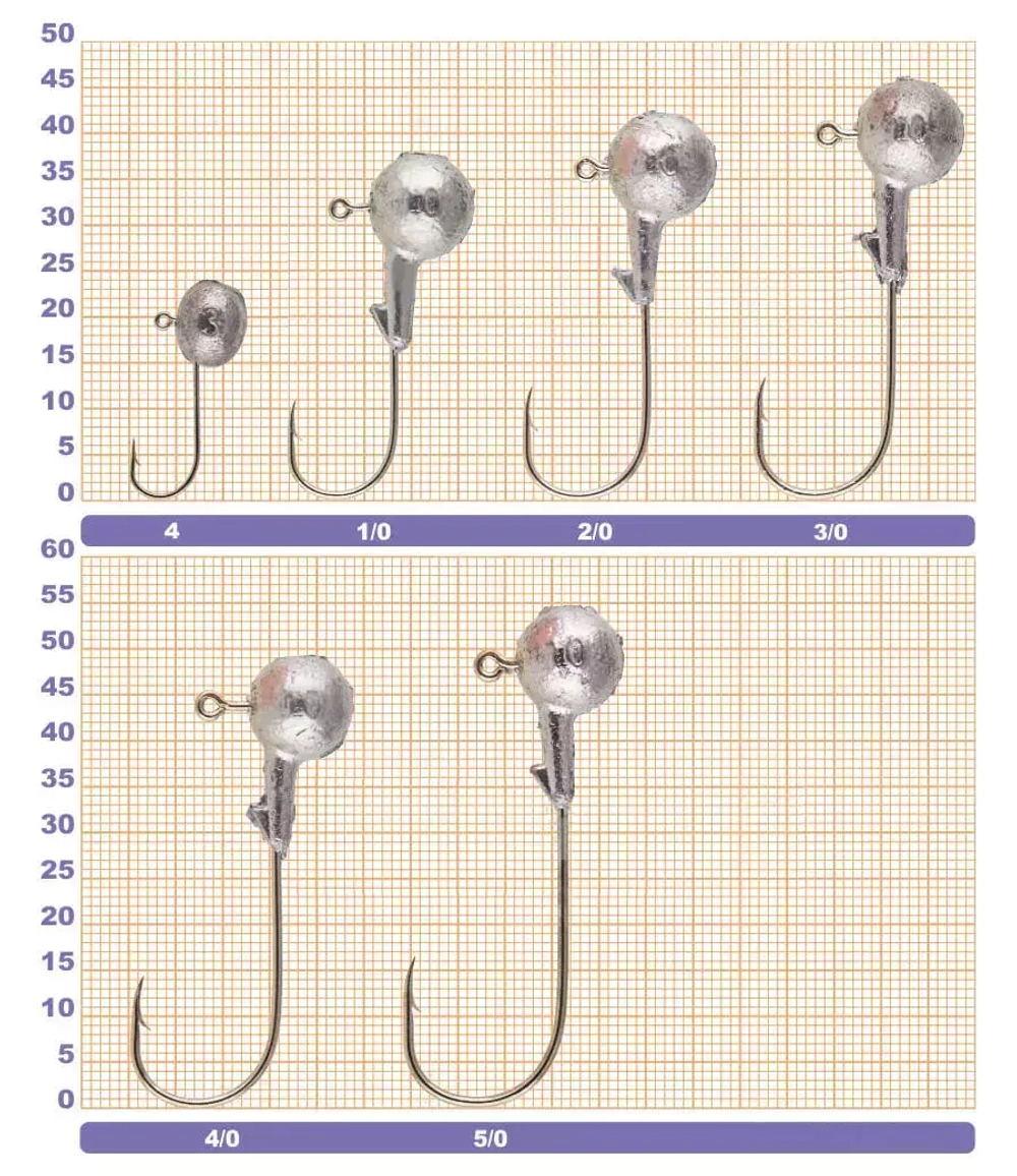 Джиг головка IVVA №5/0 (10шт. в упаковке)