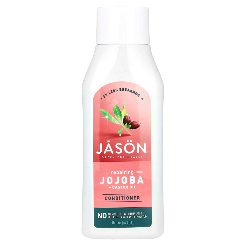 Jason Natural, Long & Strong, кондиционер с жожоба, 454 г (16 жидк. унц.)
