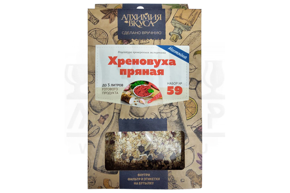 Набор Алхимия вкуса № 59 для приготовления настойки "Хреновуха пряная", 49 г