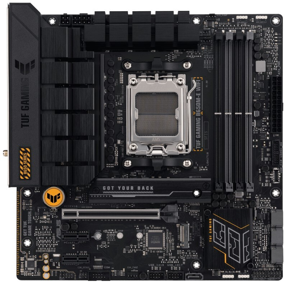 Материнская плата mATX ASUS TUF GAMING B650M-E WIFI