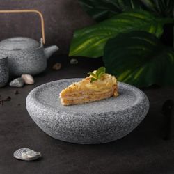 Блюдо круглое d 23,2 см h6,7 см Stone Untouched Taiga P.L. Proff Cuisine [1]