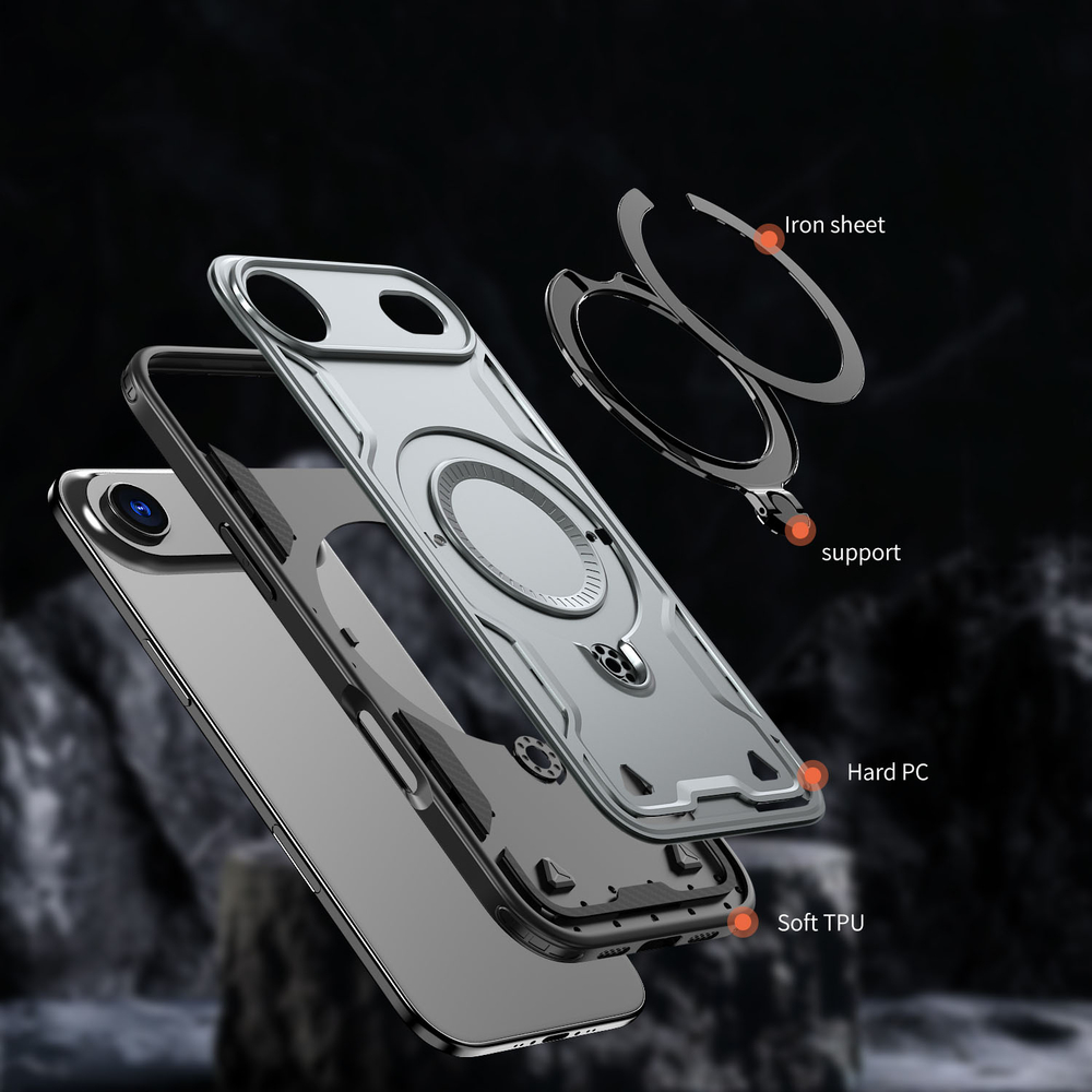 Чехол Magneto Case с кольцом для iPhone 17 Air