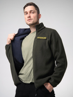 Толстовка флисовая флиска худи провинция хаки