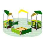 Песочный дворик для детской площадки Romana 109.38.00