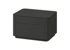 Тумба прикроватная Tammi 2 ящика ширина 60 см (черный)